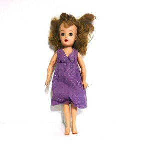 Vintage Ideal Revlon 18-Inches Doll 1950s Craft/Repair/Halloween Decor As-Is